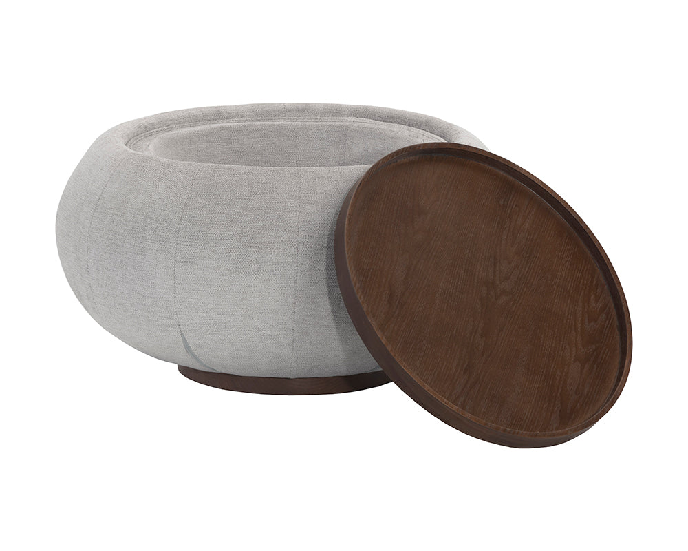 Sunpan Zenzi End Table - Bravo Black/Polo Club Stone