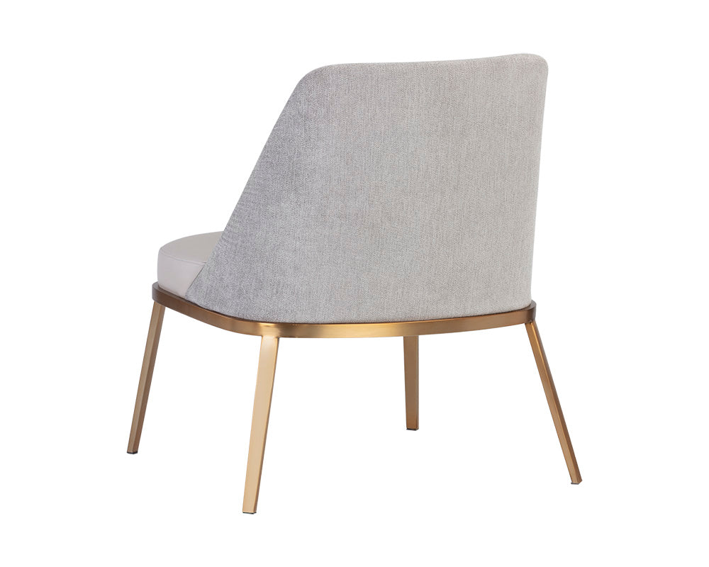 Sunpan Dover Lounge Chair - Bravo Portabella And Sparrow Grey/Napa Stone And Polo Club Stone