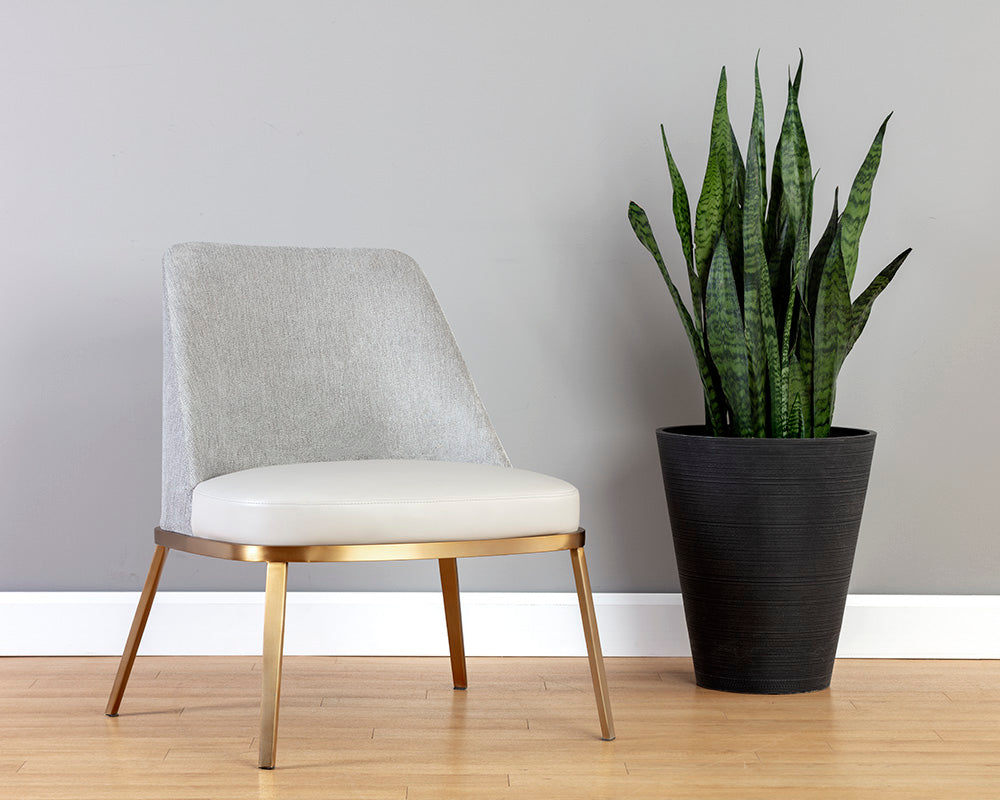 Sunpan Dover Lounge Chair - Bravo Portabella And Sparrow Grey/Napa Stone And Polo Club Stone