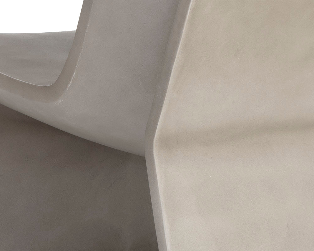 Sunpan Odyssey Lounge Chair In Grey/White