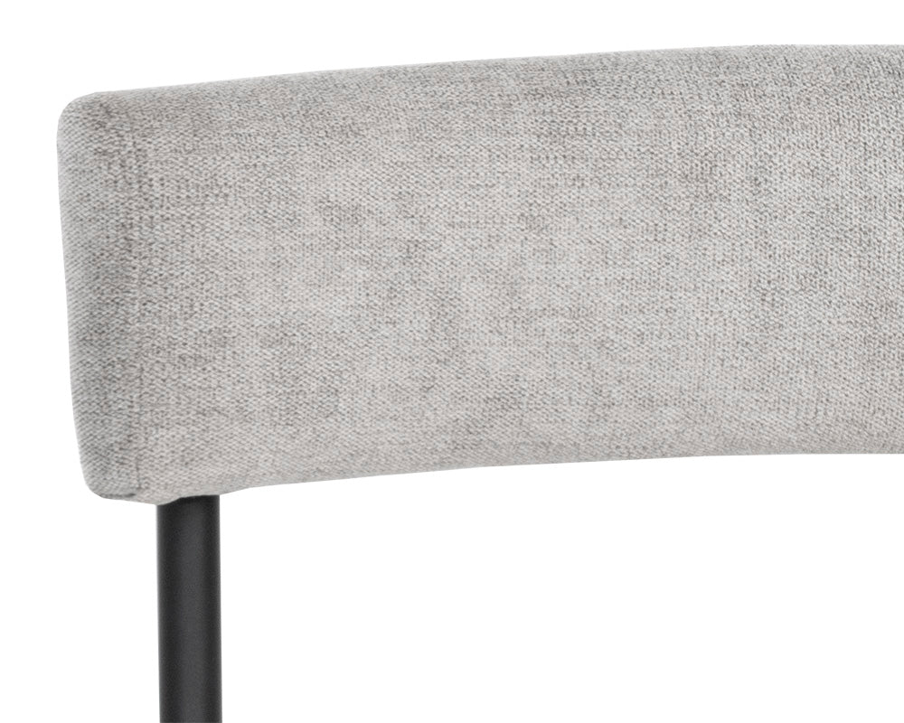 Sunpan Seneca Dining Chair - Antique Brass - Arena Cement/Arena Navy/Velvet Blush/Velvet Slate/Polo Club Stone