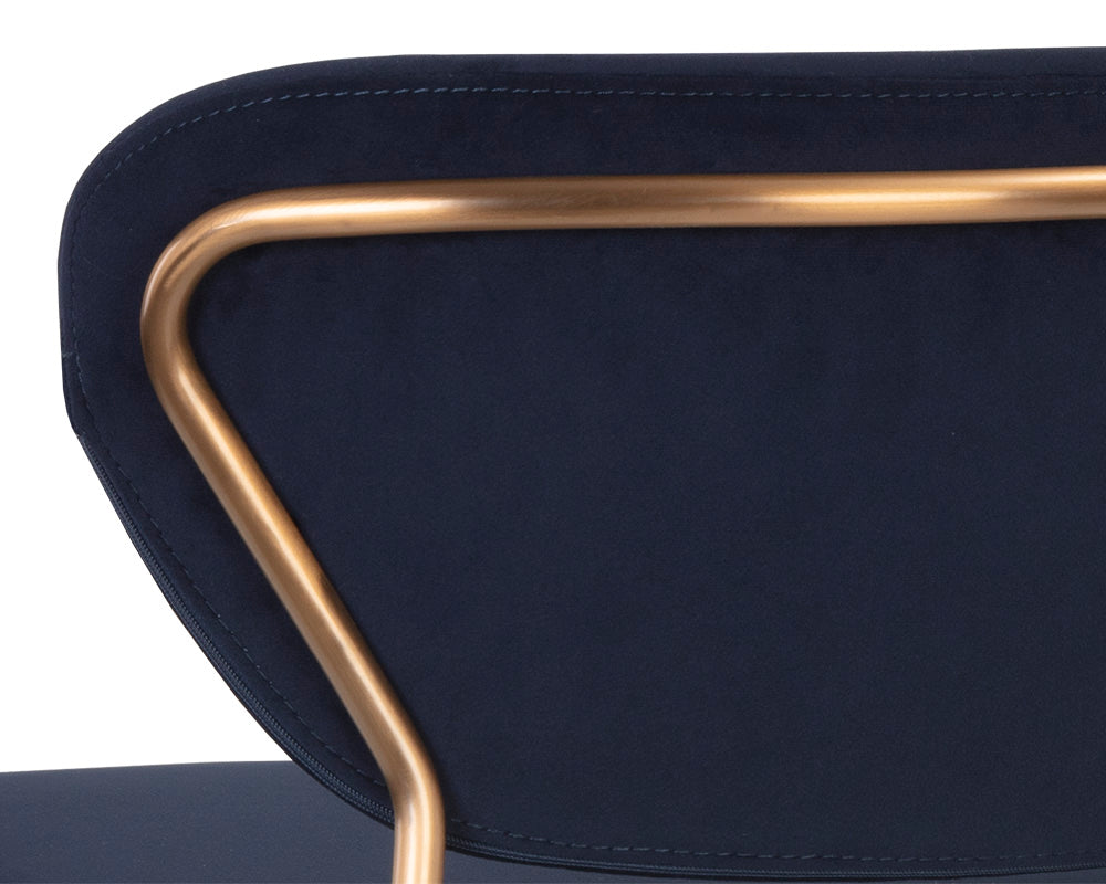 Sunpan Odesa Counter Stool Abbington Navy / Dillon Cream