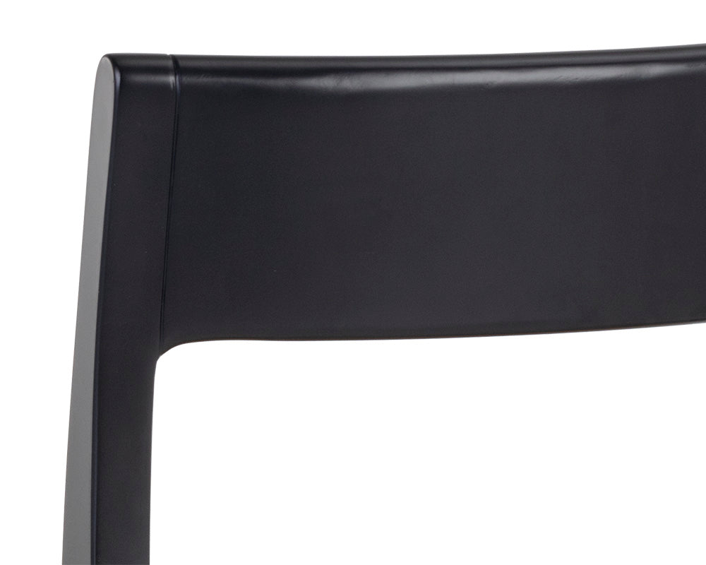 Sunpan Bondi Dining Chair in Black / Walnut - Set of Two