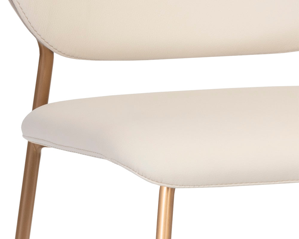 Sunpan Odesa Counter Stool Abbington Navy / Dillon Cream