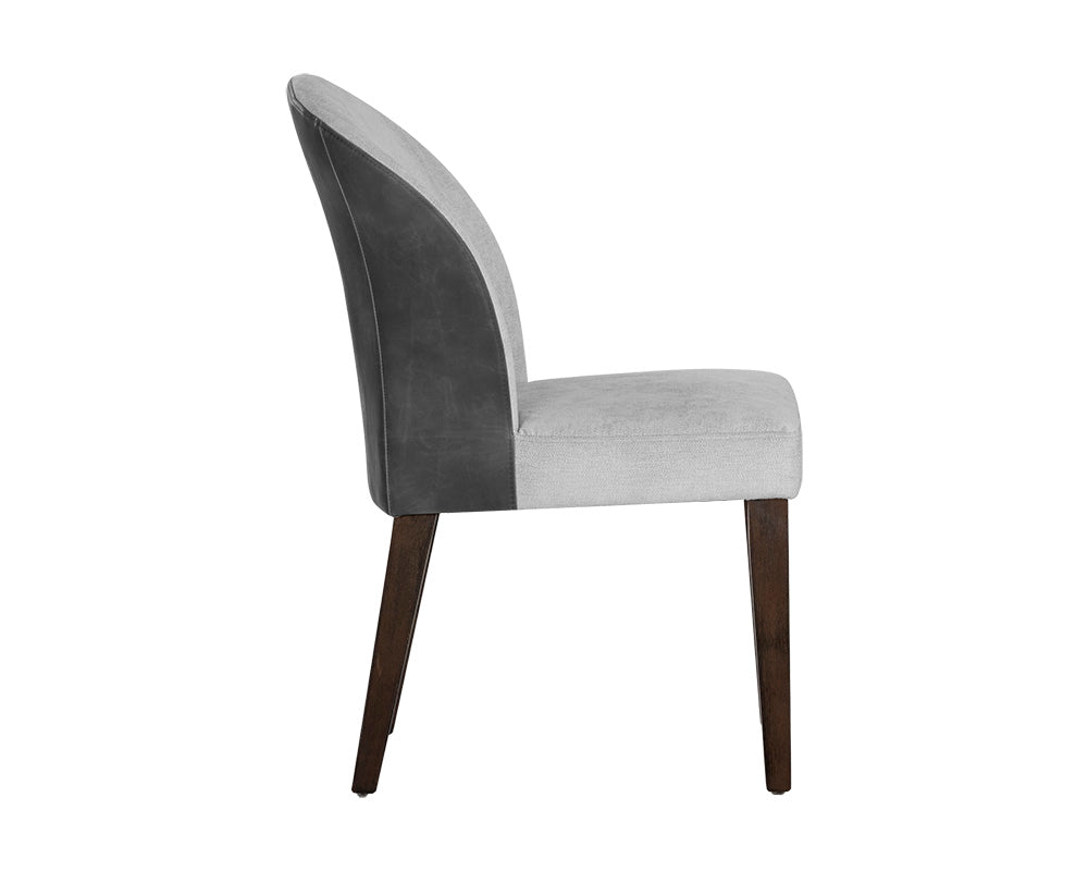 Sunpan Gisele Dining Chair - Polo Club Muslin With Tobacco Tan/Polo Club Stone With Overcast Grey