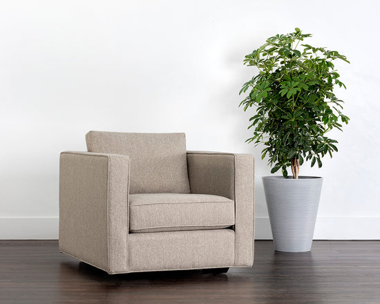 Sunpan Adrian Armchair in Liv Indigo/Liv Wicker