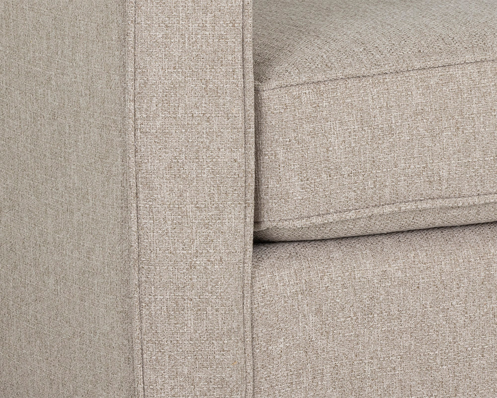 Sunpan Adrian Armchair in Liv Indigo/Liv Wicker