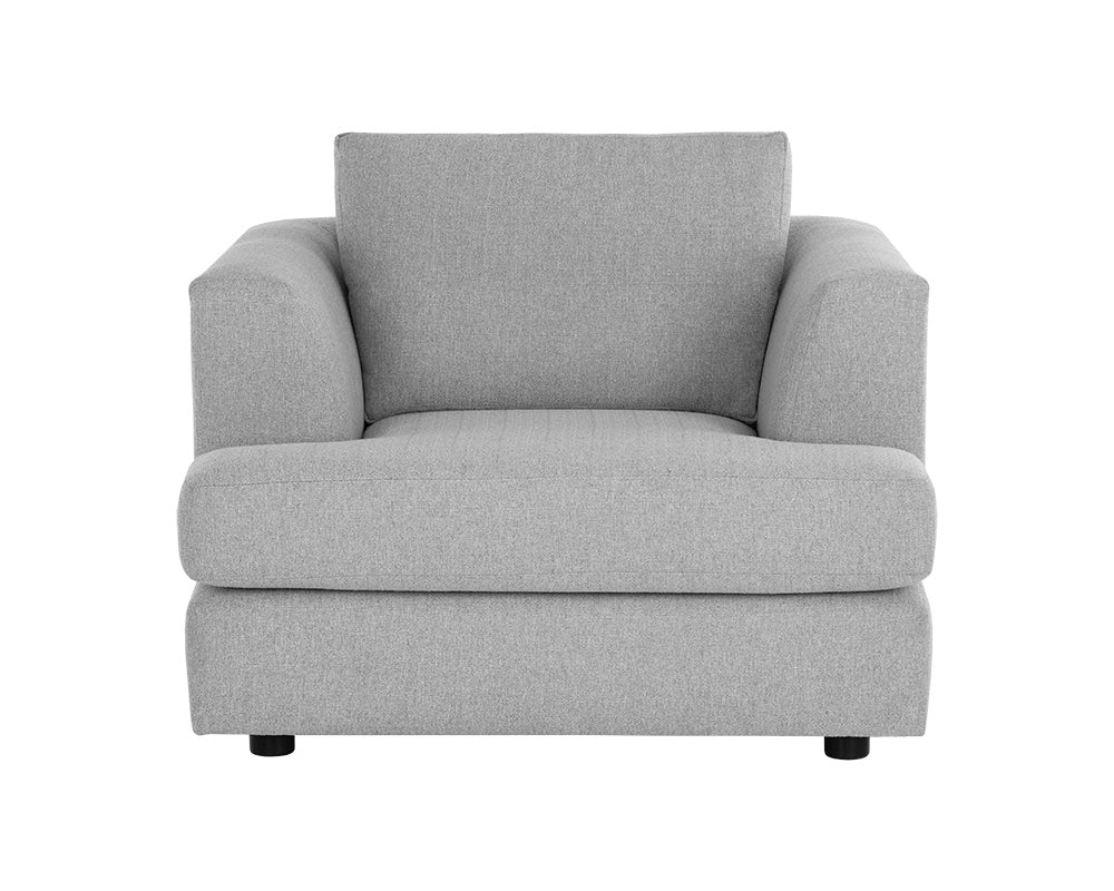 Sunpan Cascade Armchair In Liv Dove/Pearl