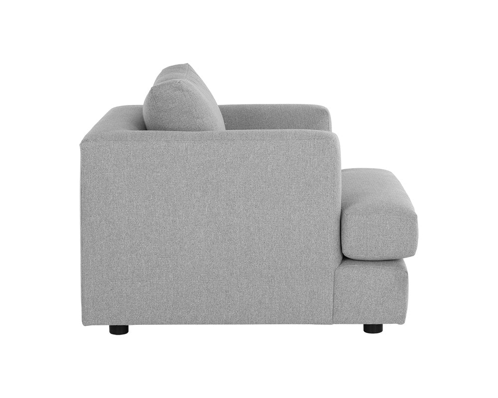 Sunpan Cascade Armchair In Liv Dove/Pearl