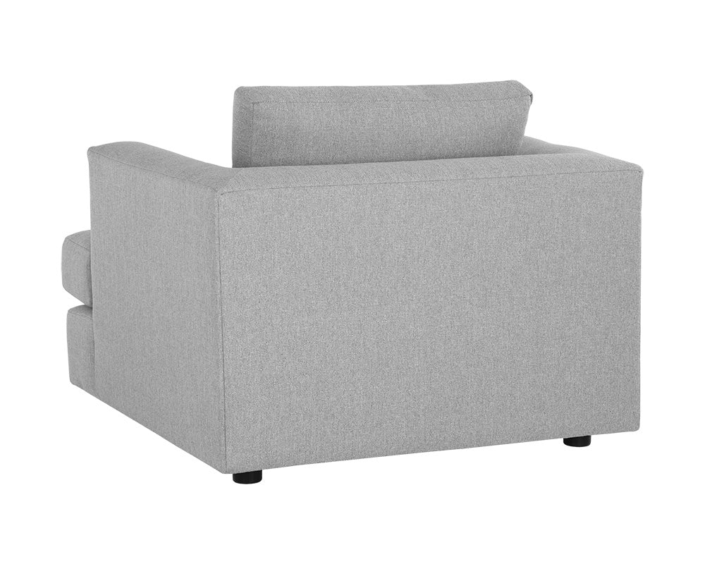 Sunpan Cascade Armchair In Liv Dove/Pearl