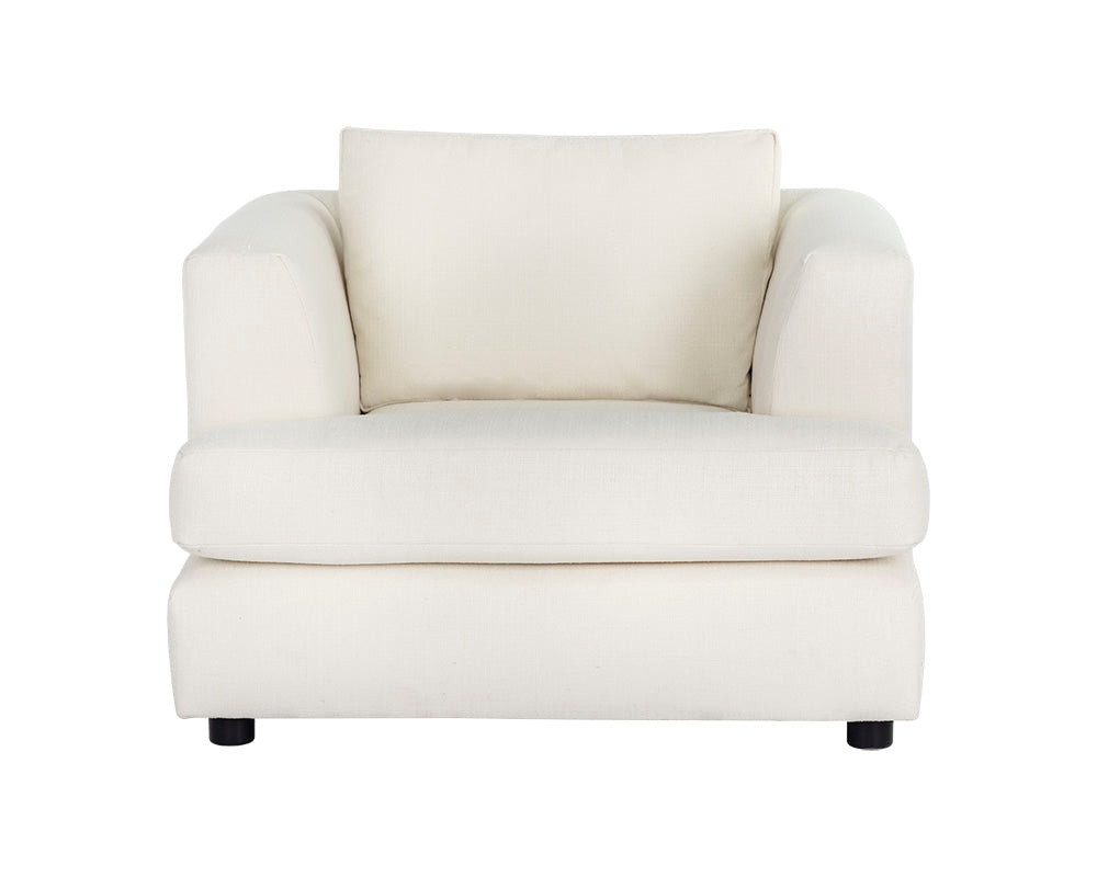 Sunpan Cascade Armchair In Liv Dove/Pearl