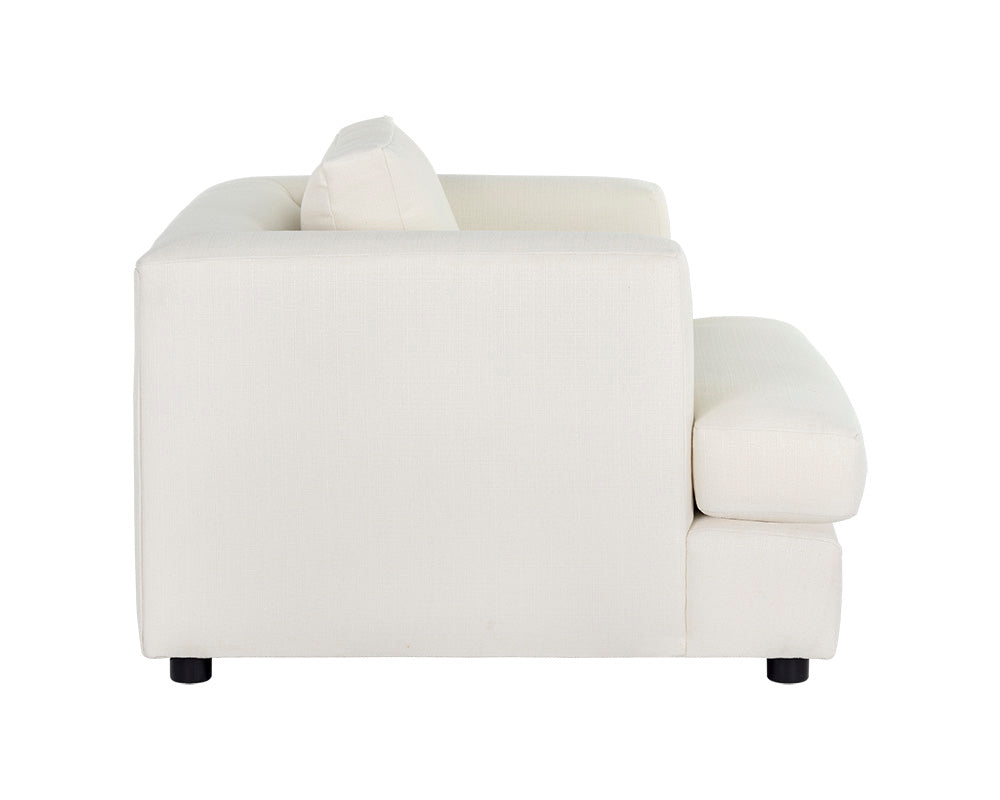 Sunpan Cascade Armchair In Liv Dove/Pearl