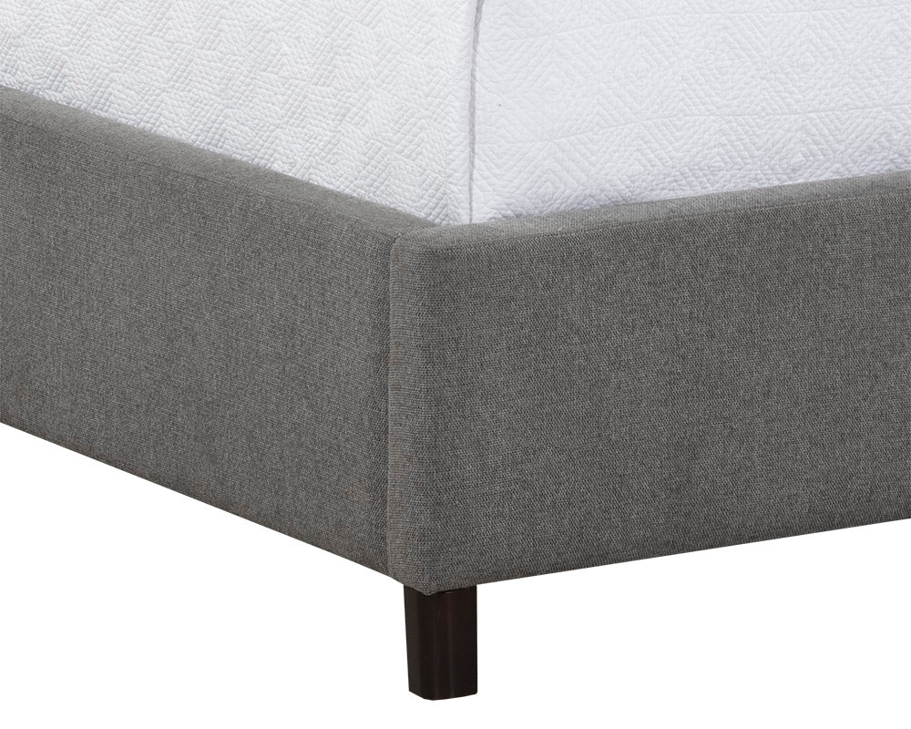 Sunpan Devon Bed in Belfast Heather Grey/Koala Grey - King