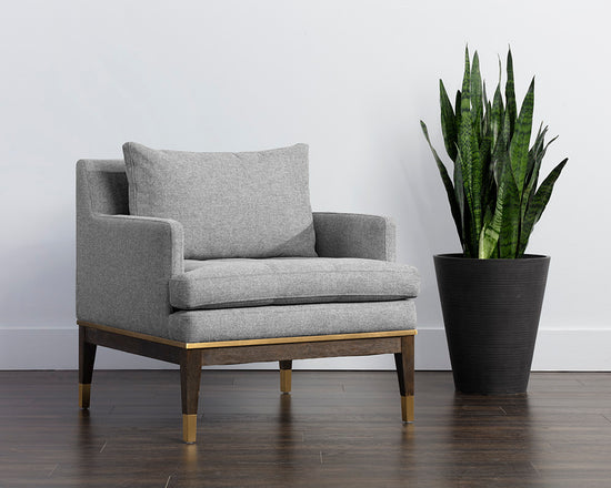 Sunpan Beckette Lounge Chair in Effie Flax