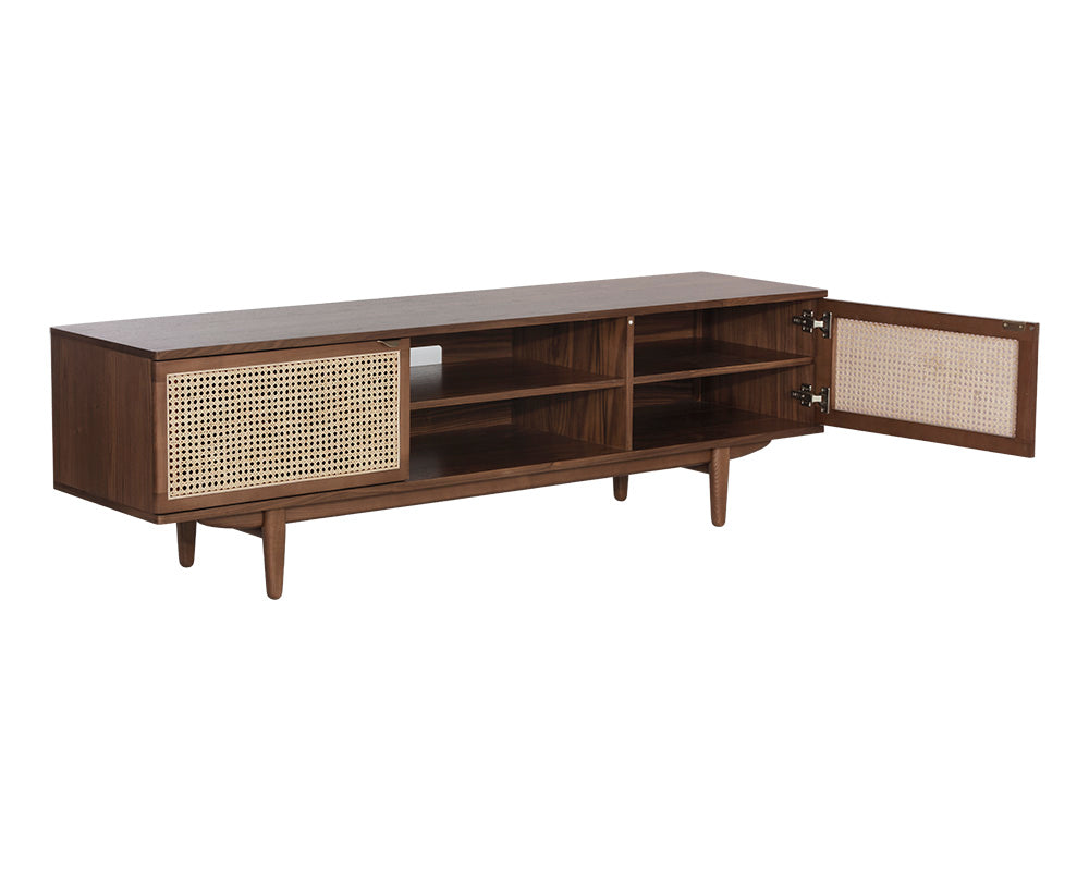 Sunpan Akita Media Console And Cabinet