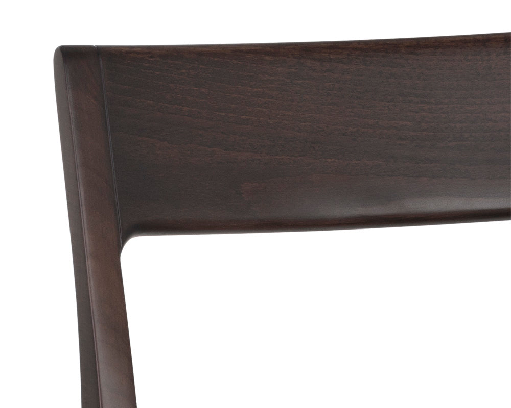 Sunpan Bondi Dining Chair in Black / Walnut - Set of Two