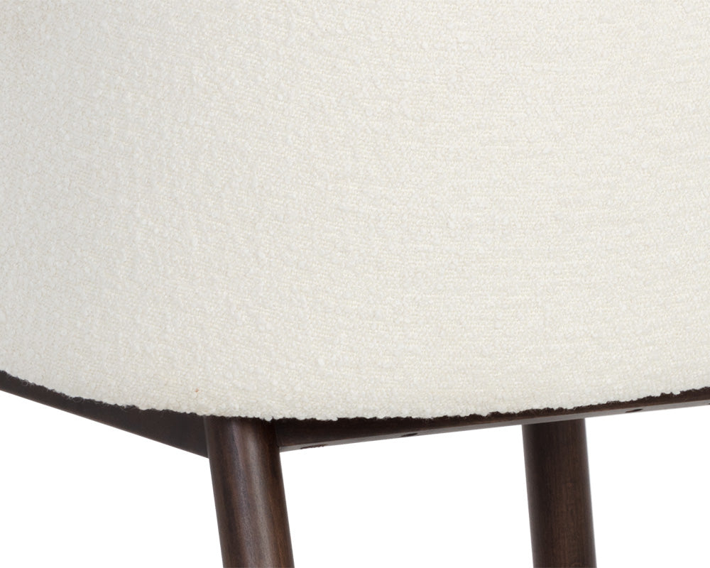Sunpan Belen Dining Armchair in Altro Cappuccino/White