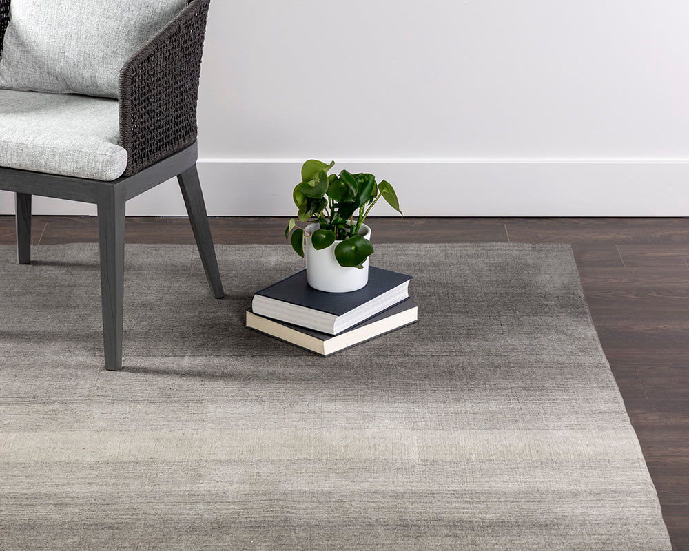 Sunpan Brisbane Hand-woven Rug - Grey in 8' X 10' / 9' X 12'