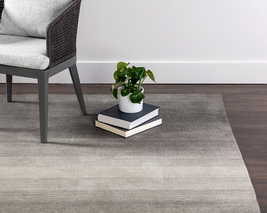 Sunpan Brisbane Hand-woven Rug - Grey in 8' X 10' / 9' X 12'