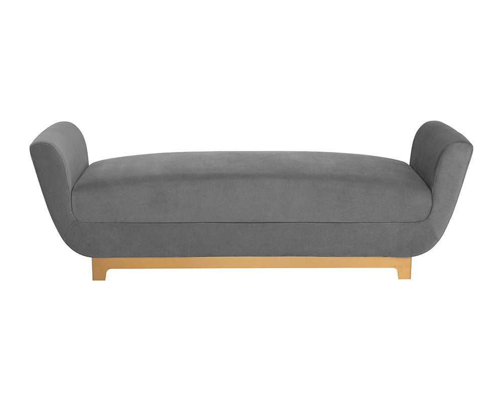Sunpan Benicio Bench - Antonio Charcoal