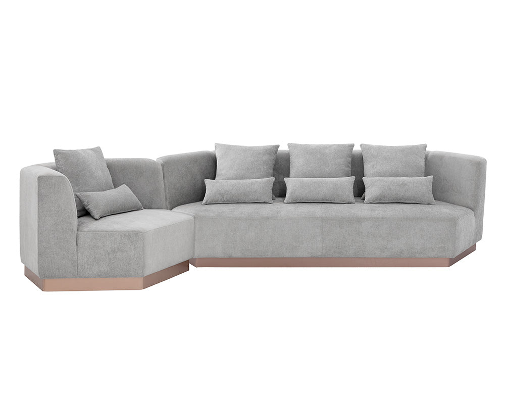 Sunpan Amalia Sofa in Polo Club Stone