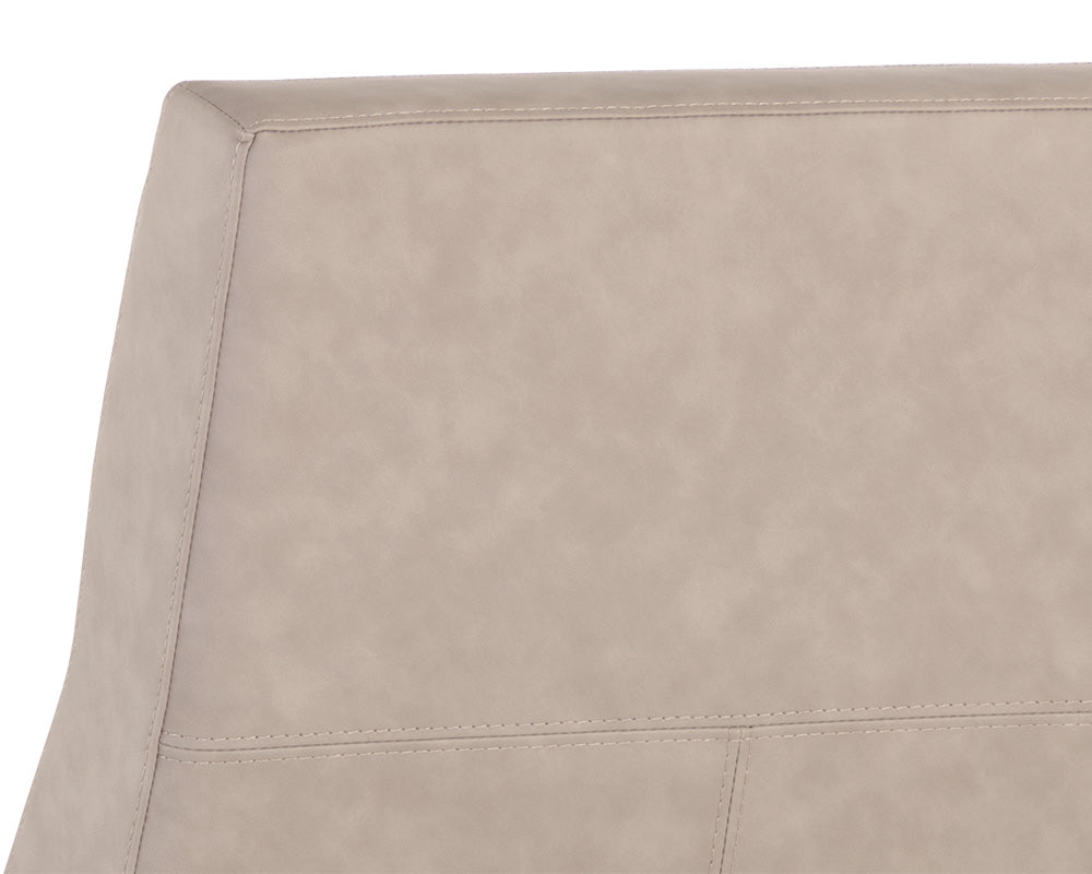 Sunpan Coelho Lounge Chair in Bounce Nut / Bounce Stone / Light Grey