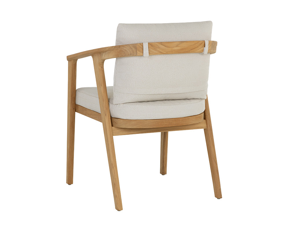 Sunpan Coraline Dining Armchair in Palazzo Cream