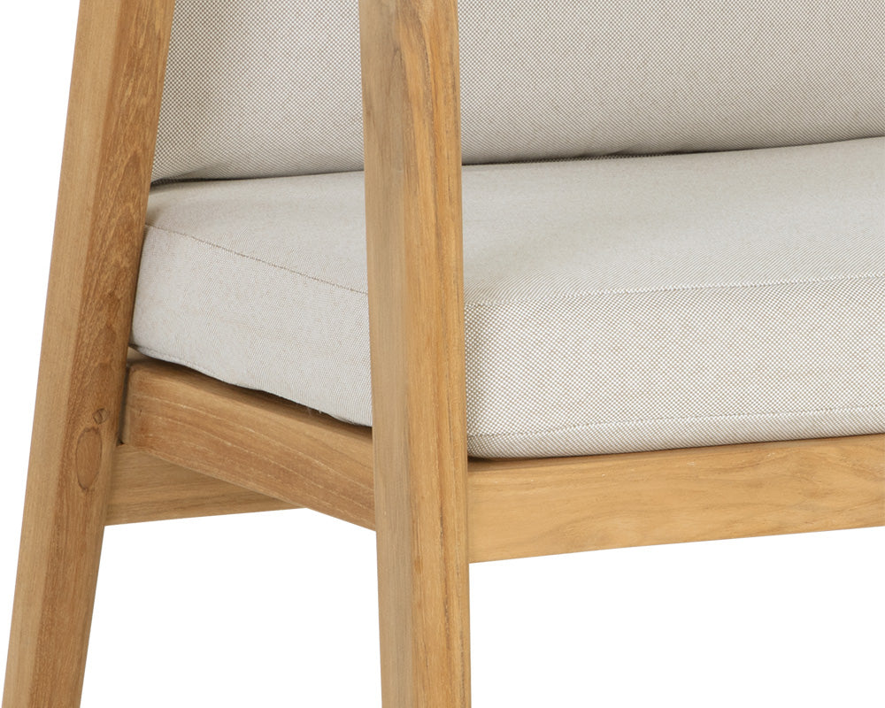 Sunpan Coraline Dining Armchair in Palazzo Cream