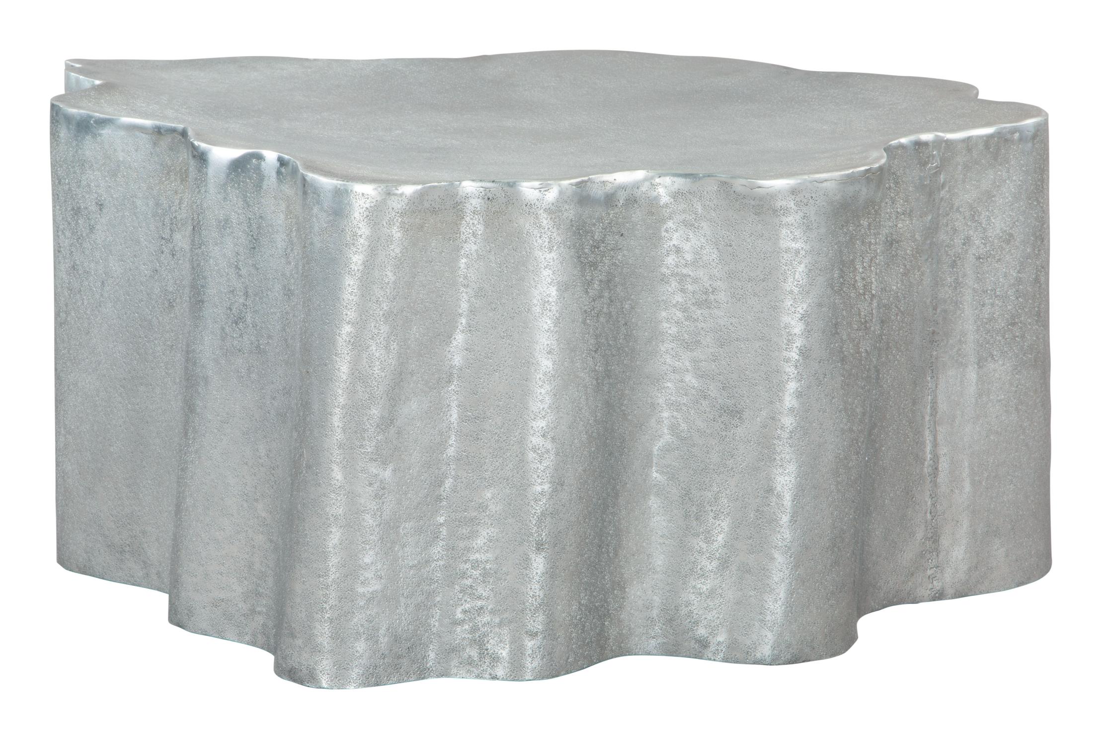 Zuo Modern Kortha Coffee Table Antique Silver