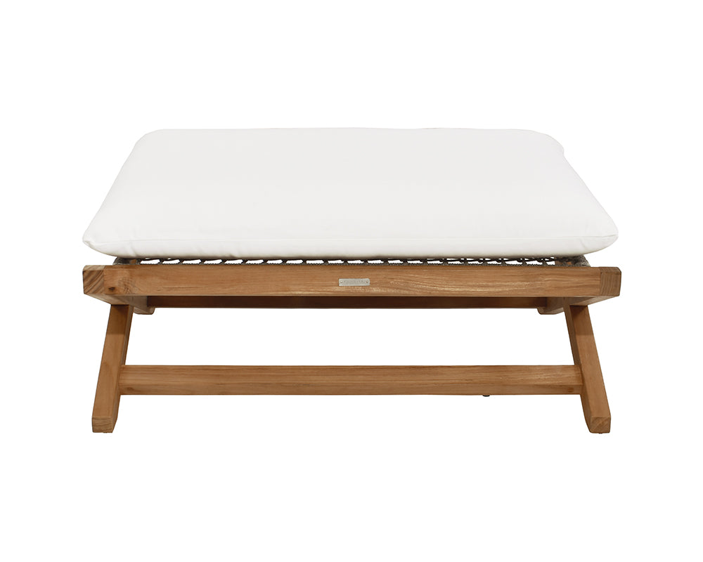Sunpan Bari Teak Stool in Charcoal