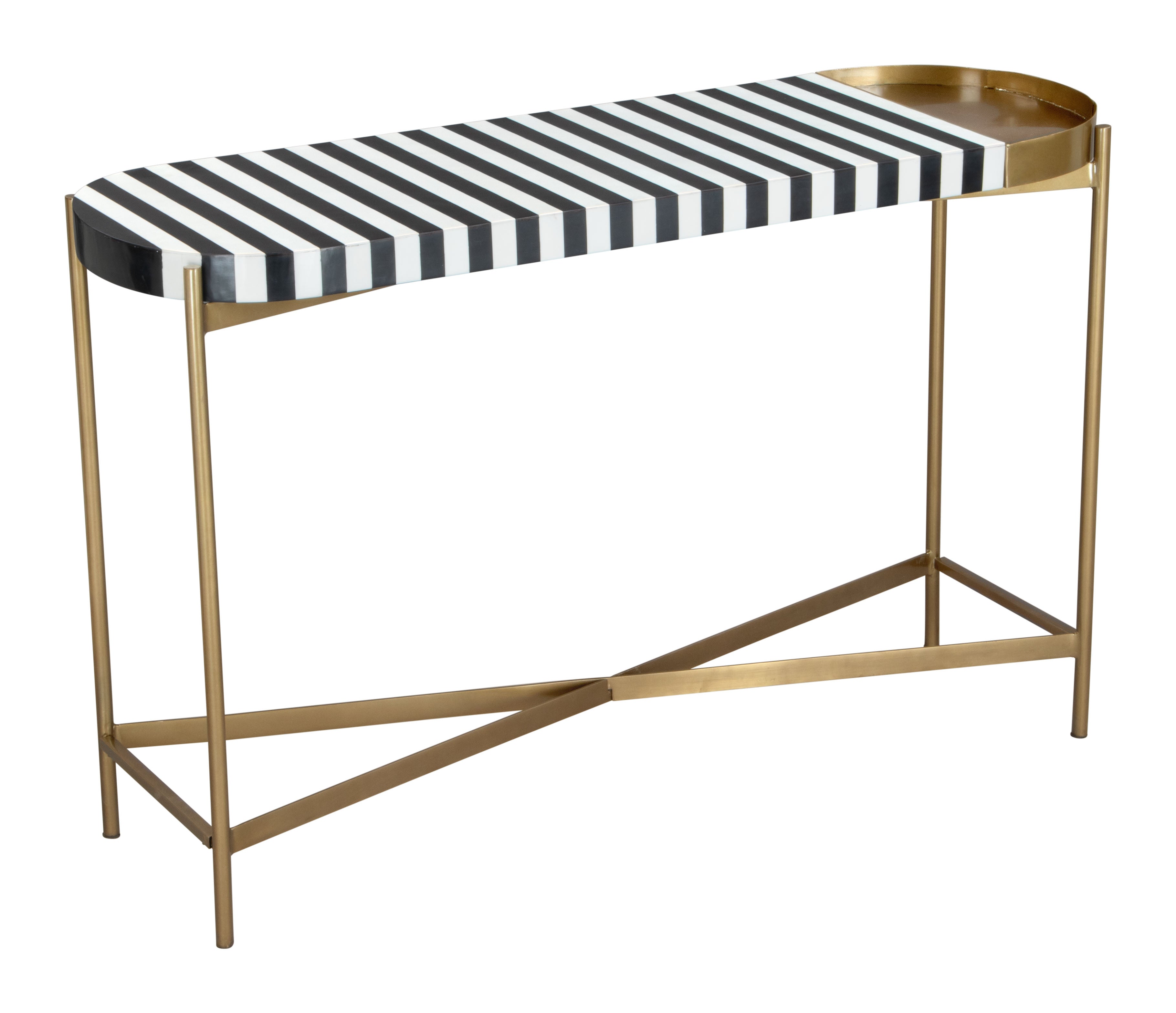 Zuo Modern Saber Console Table in Multicolor