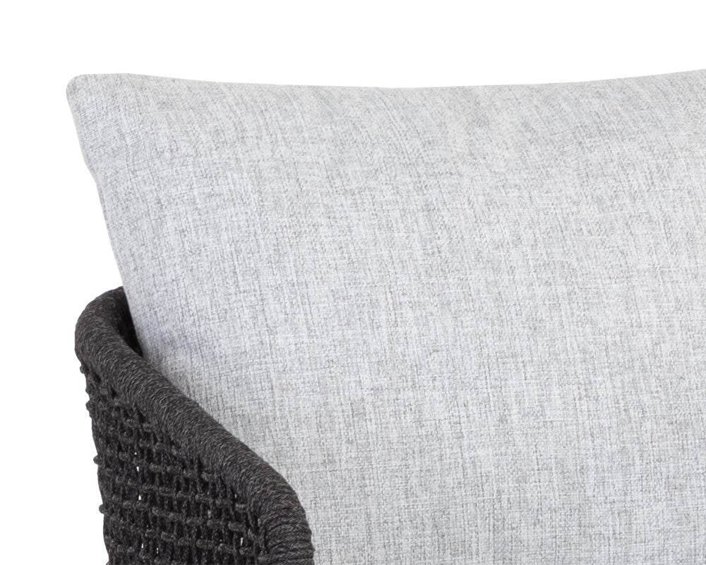 Sunpan Capri Counter Stool In Natural And Gracebay Grey/Smoke Grey And Copacabana Marble