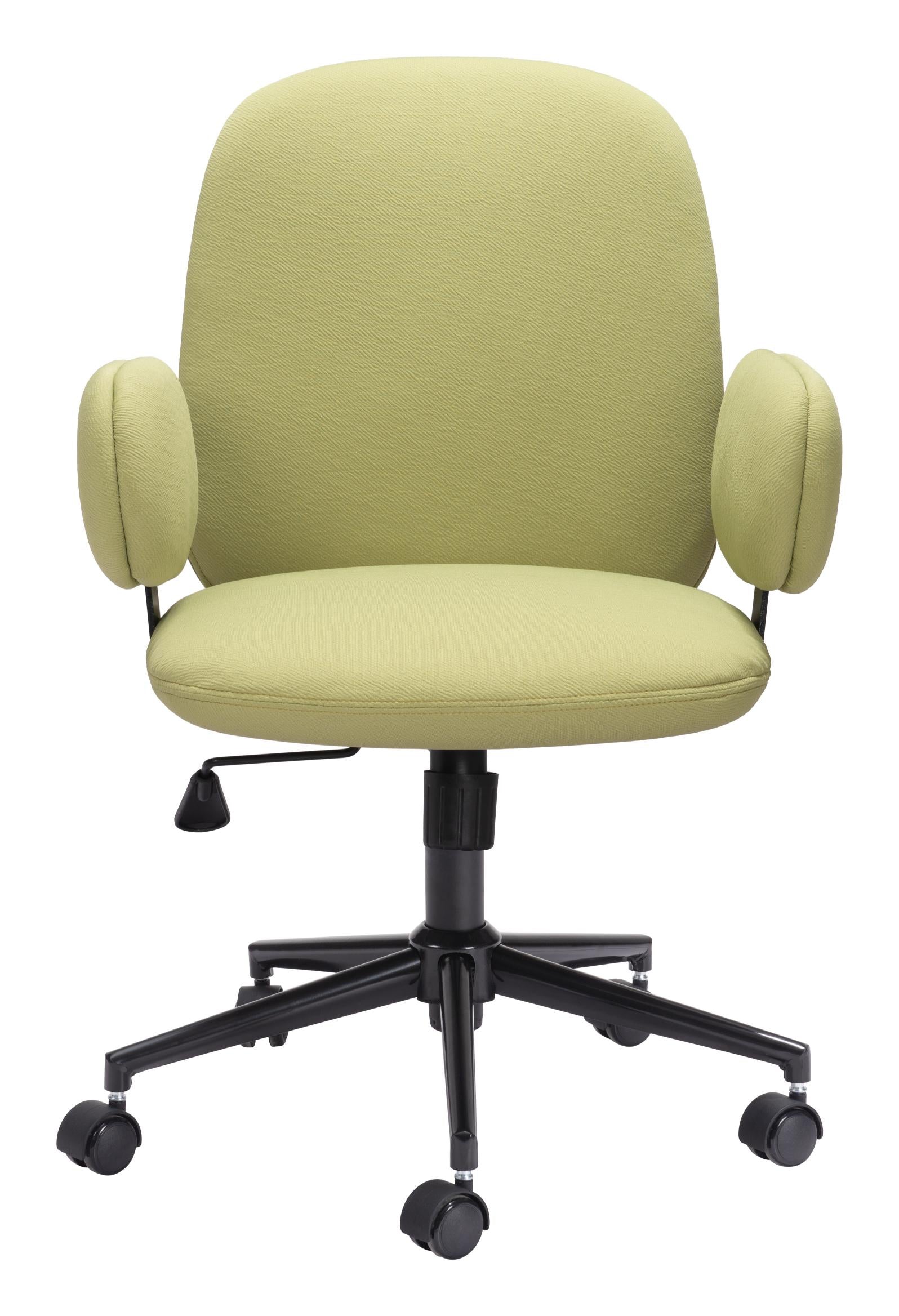 Zuo Modern Lionel Office Chair in Beige/Olive Green