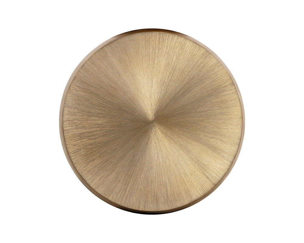 Sunpan Creed Coffee Table in Antique Gold / Gunmetal - Small