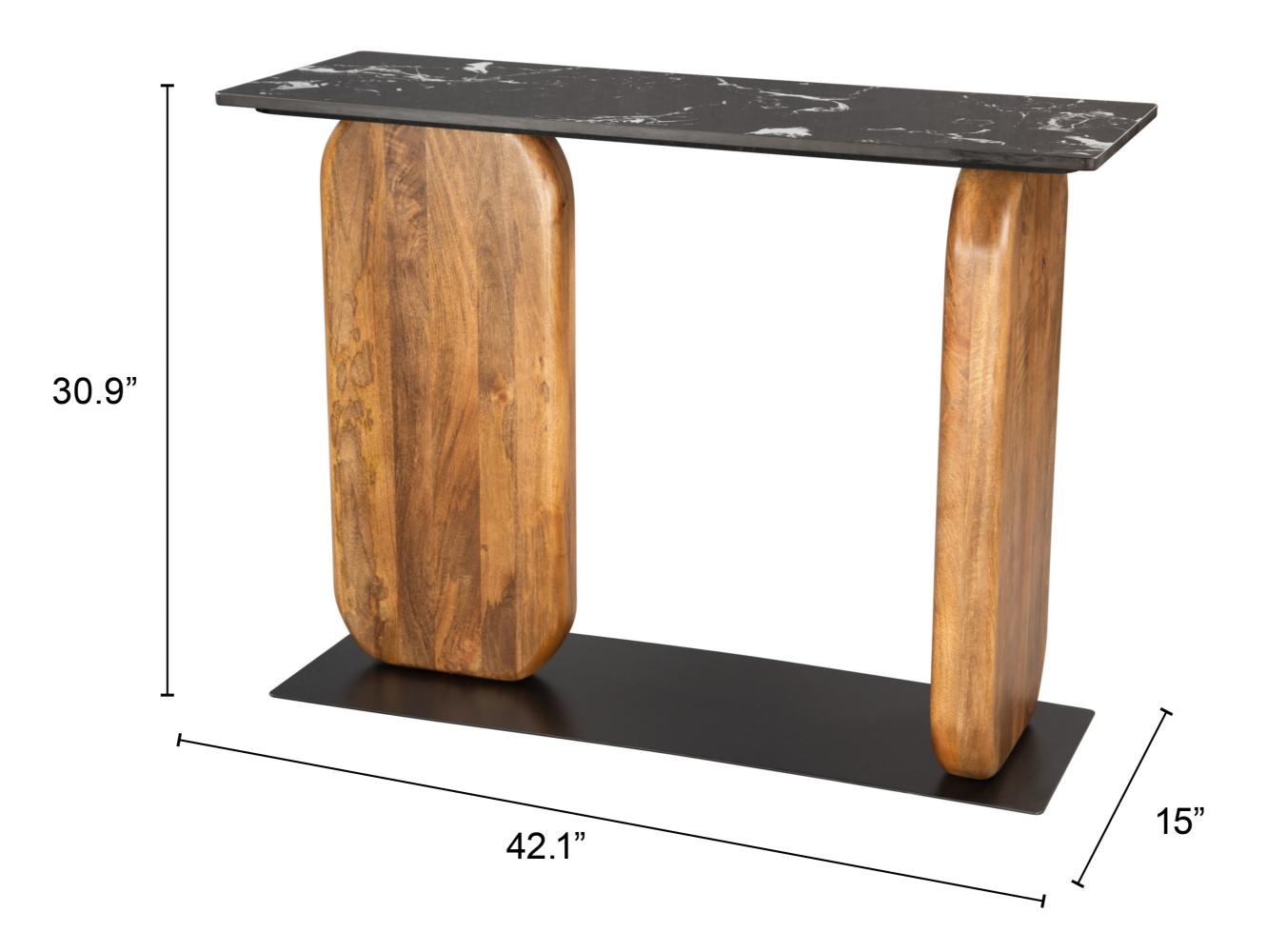 Zuo Modern Pemba Console Table in Multicolor