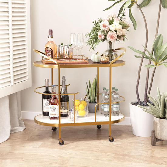 Zuo Modern Antalya Bar Cart Multicolor