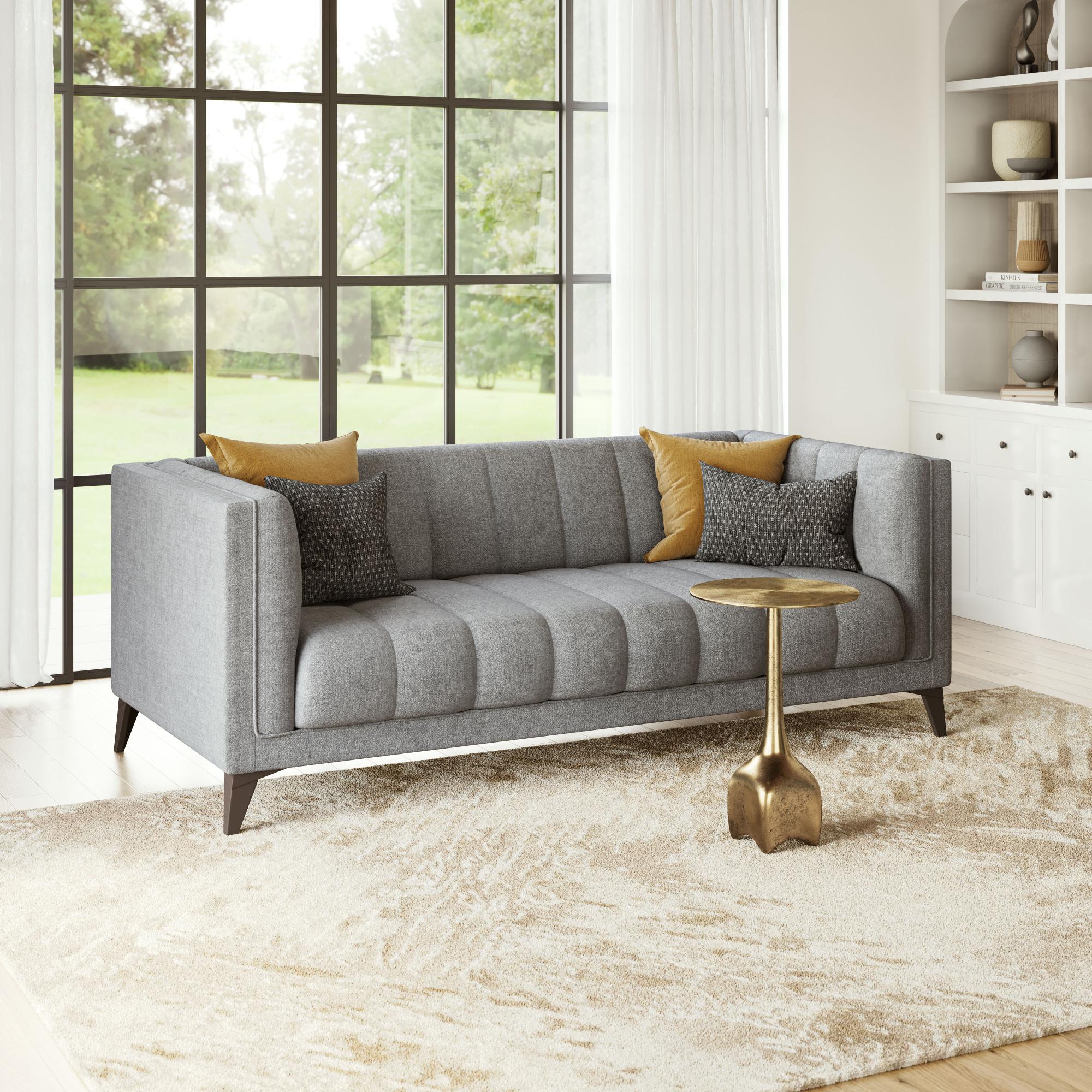 Zuo Modern Punta Cana Sofa Leonardo in Ash/Snow