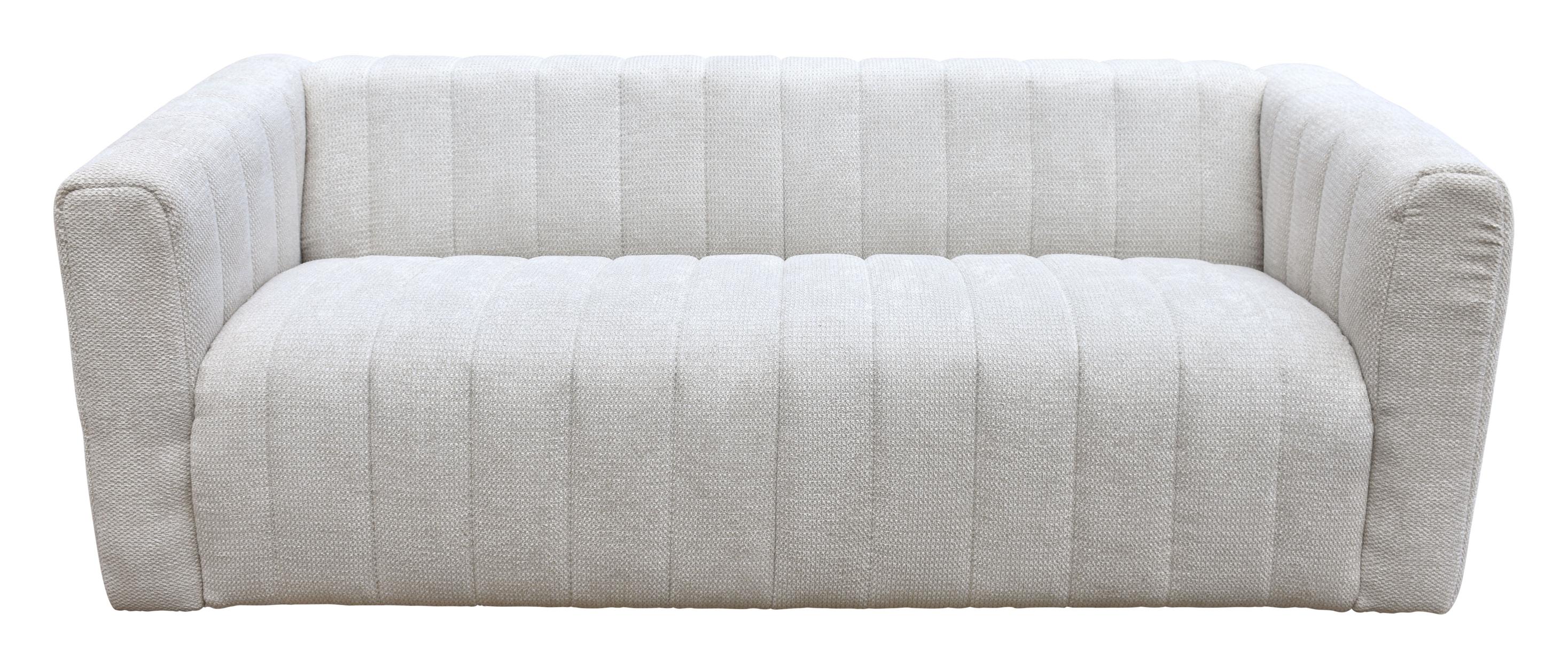 Zuo Modern Puerto Plata Sofa Dason in Snow/Granite