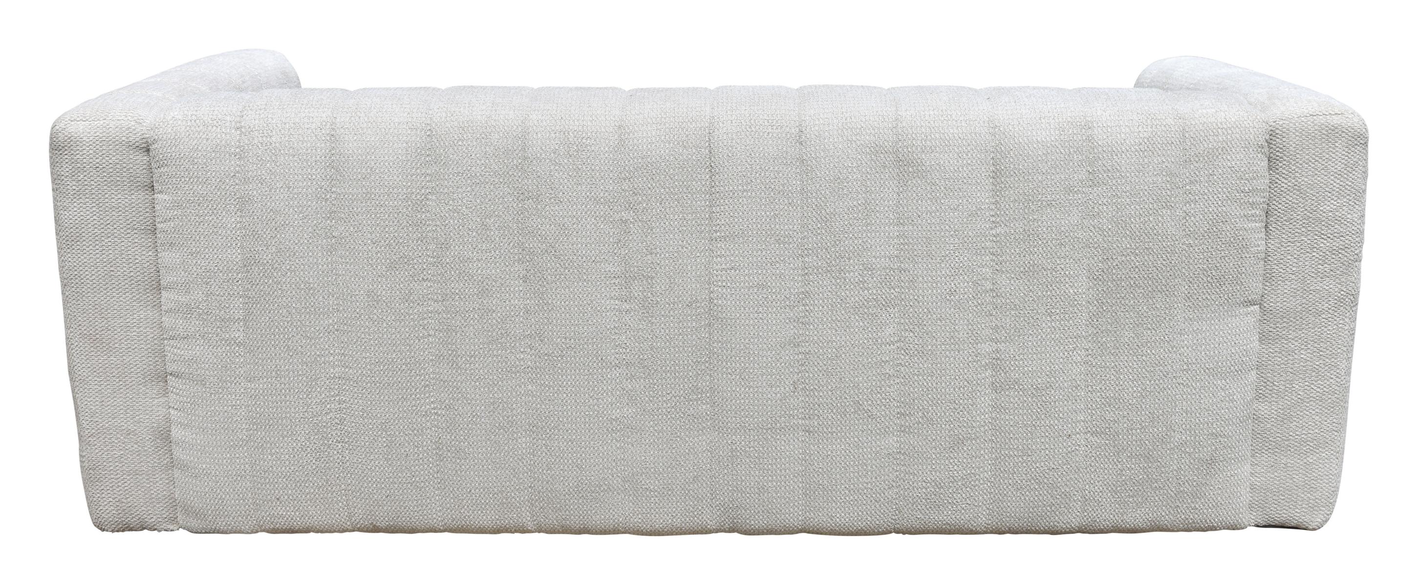 Zuo Modern Puerto Plata Sofa Dason in Snow/Granite
