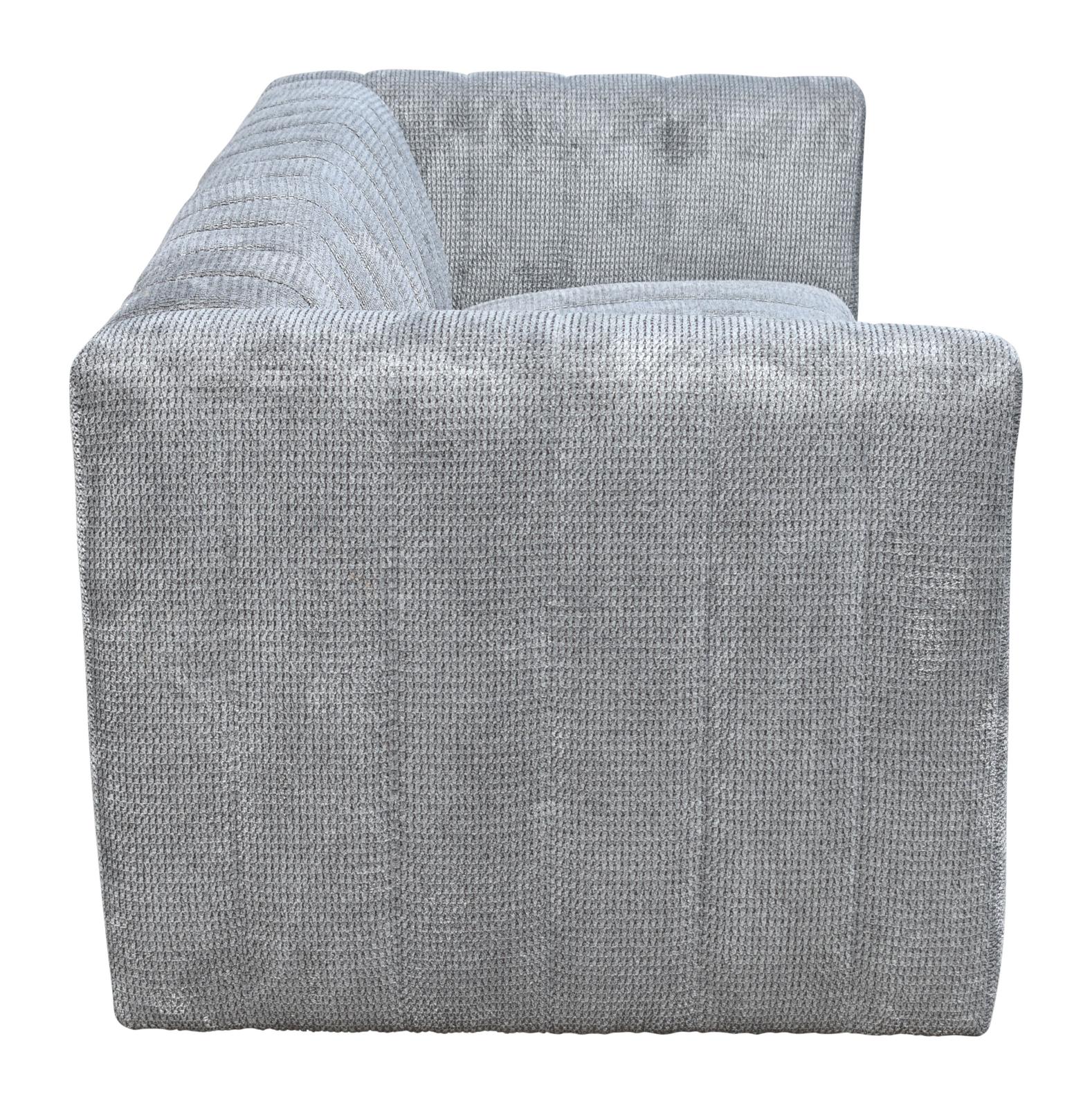 Zuo Modern Puerto Plata Sofa Dason in Snow/Granite