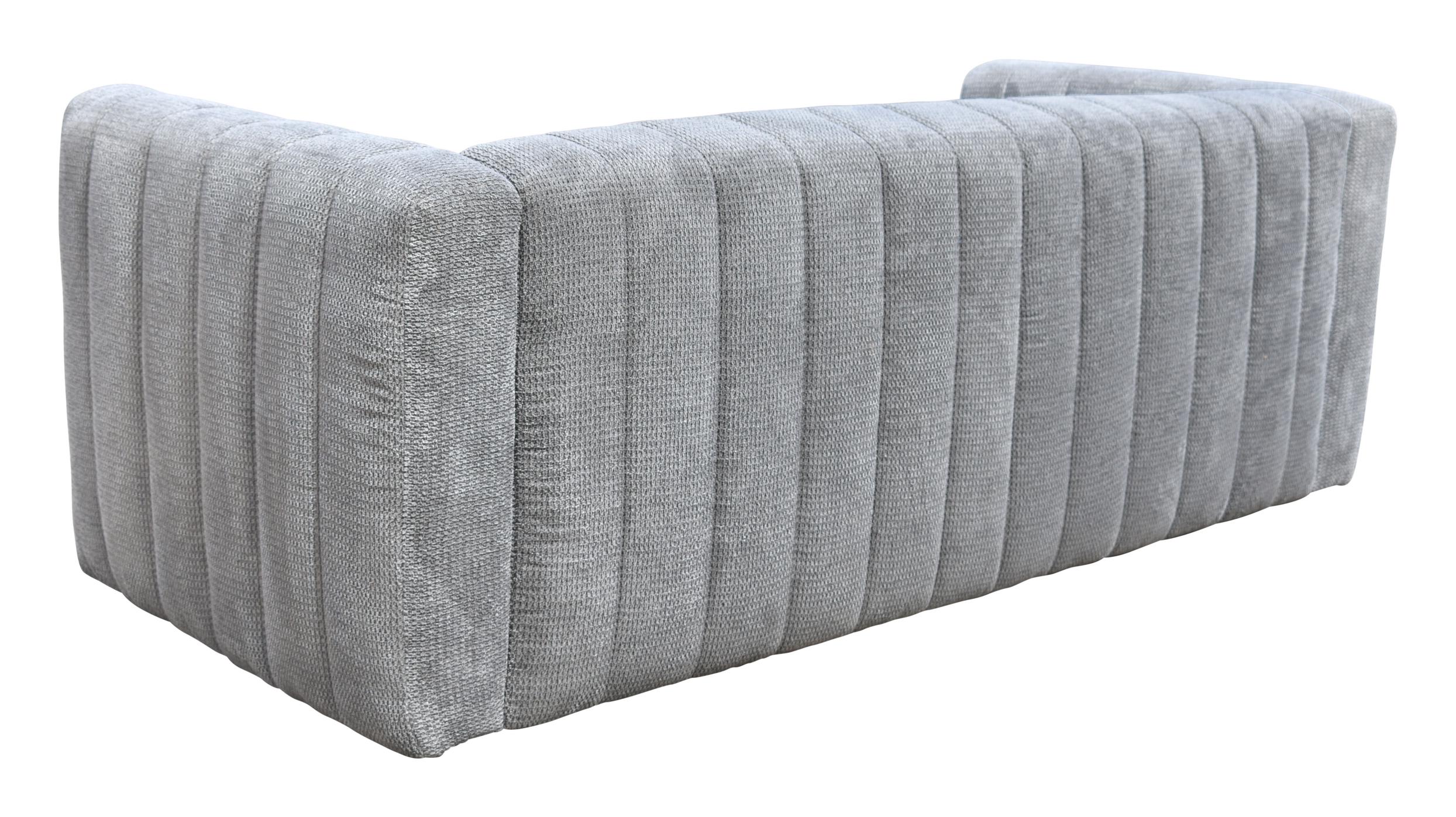 Zuo Modern Puerto Plata Sofa Dason in Snow/Granite