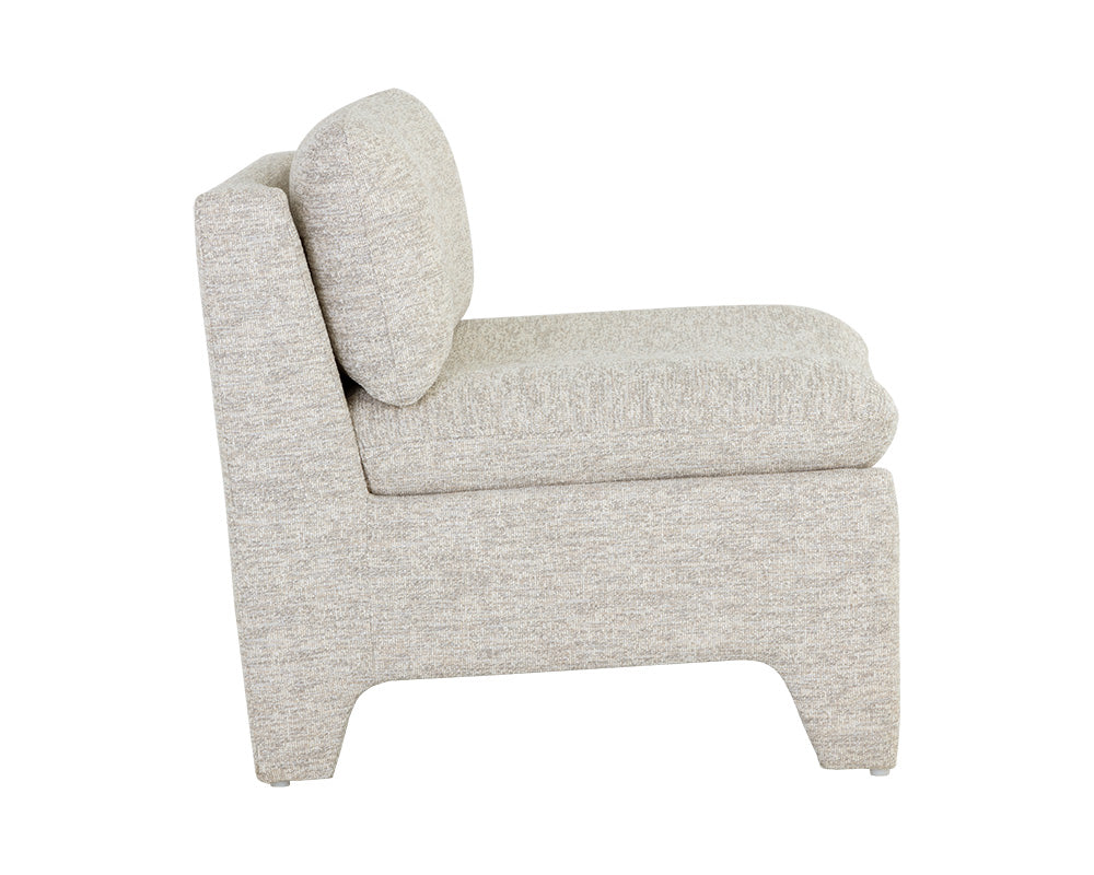 Sunpan Dallin Lounge Chair in Boho Oatmeal / Sesame