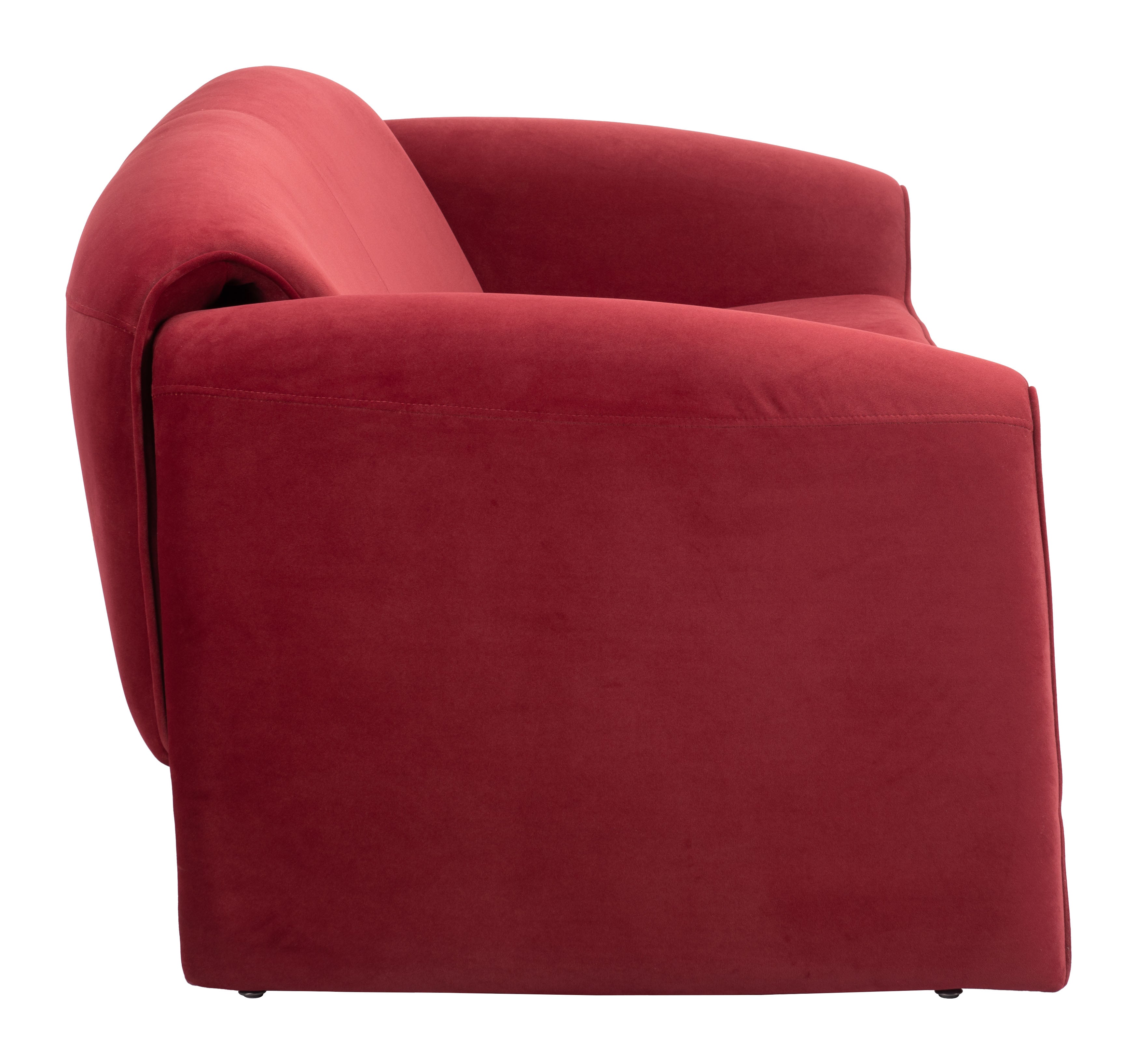 Zuo Modern Horten Sofa in Brown/Red