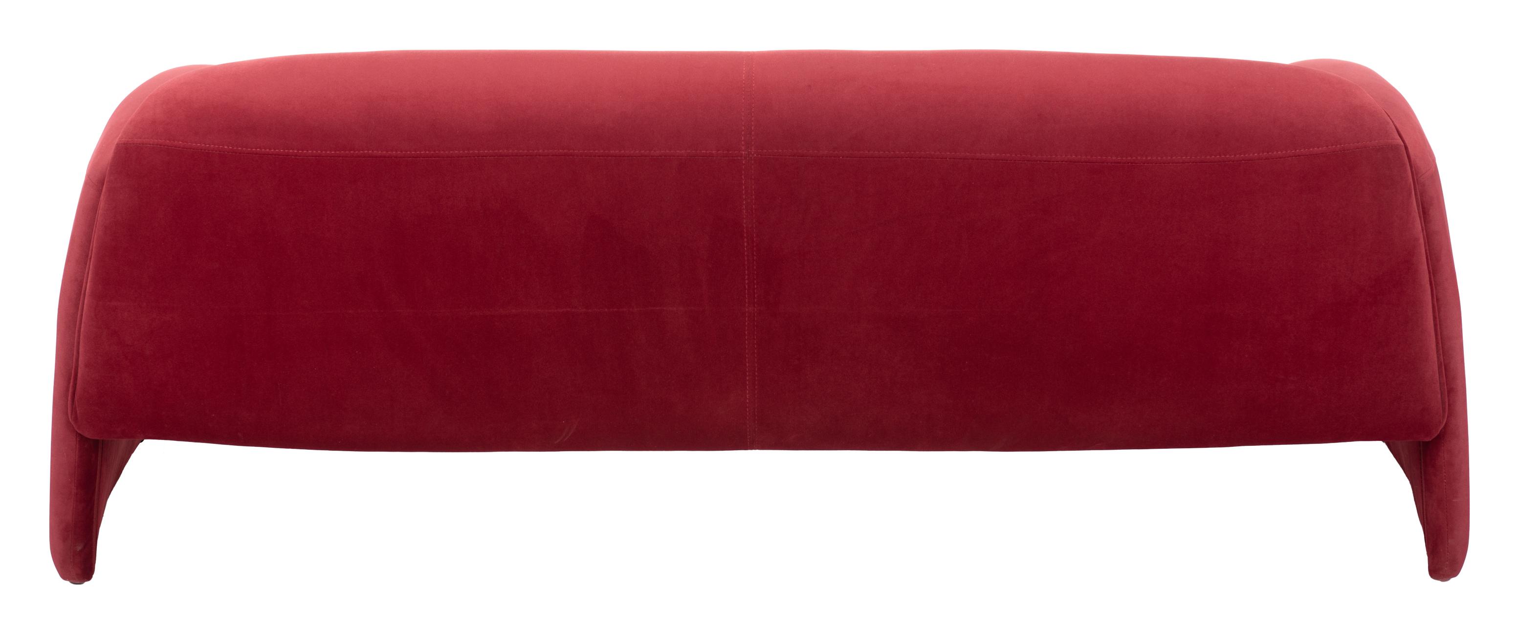 Zuo Modern Horten Sofa in Brown/Red