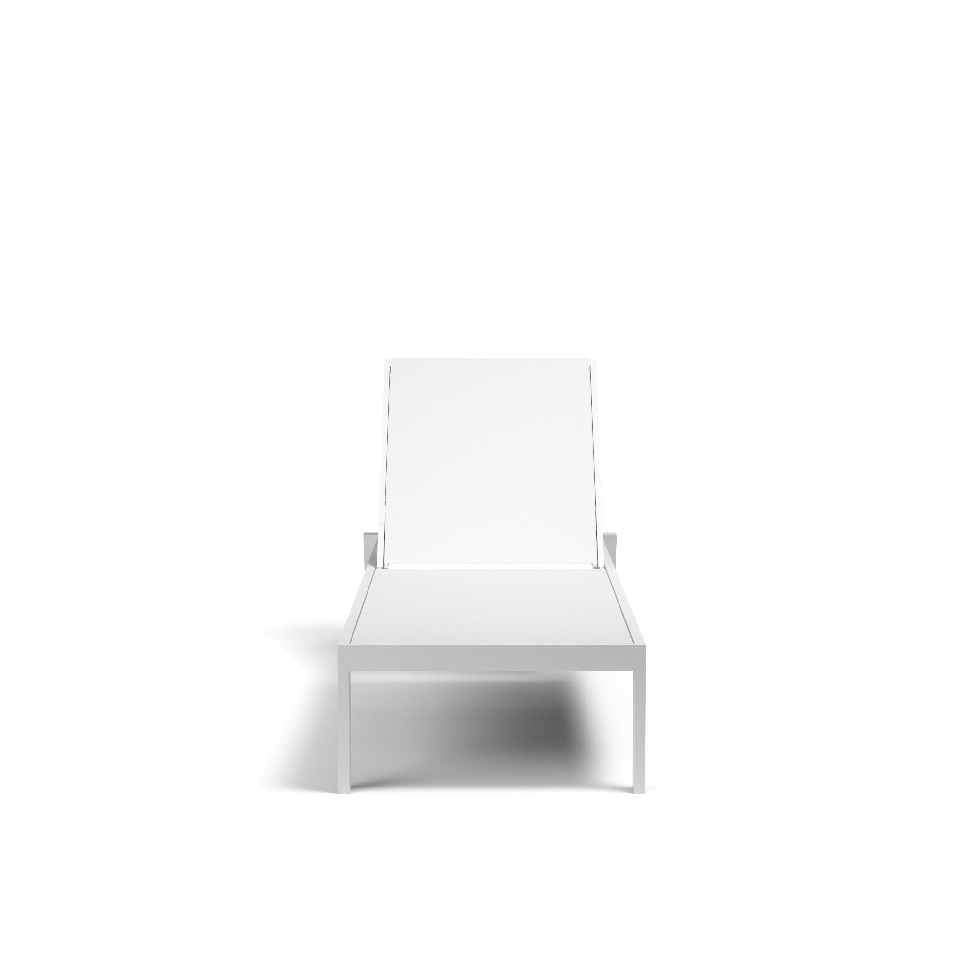Sunset West Naples Aluminum Stackable Chaise Lounge