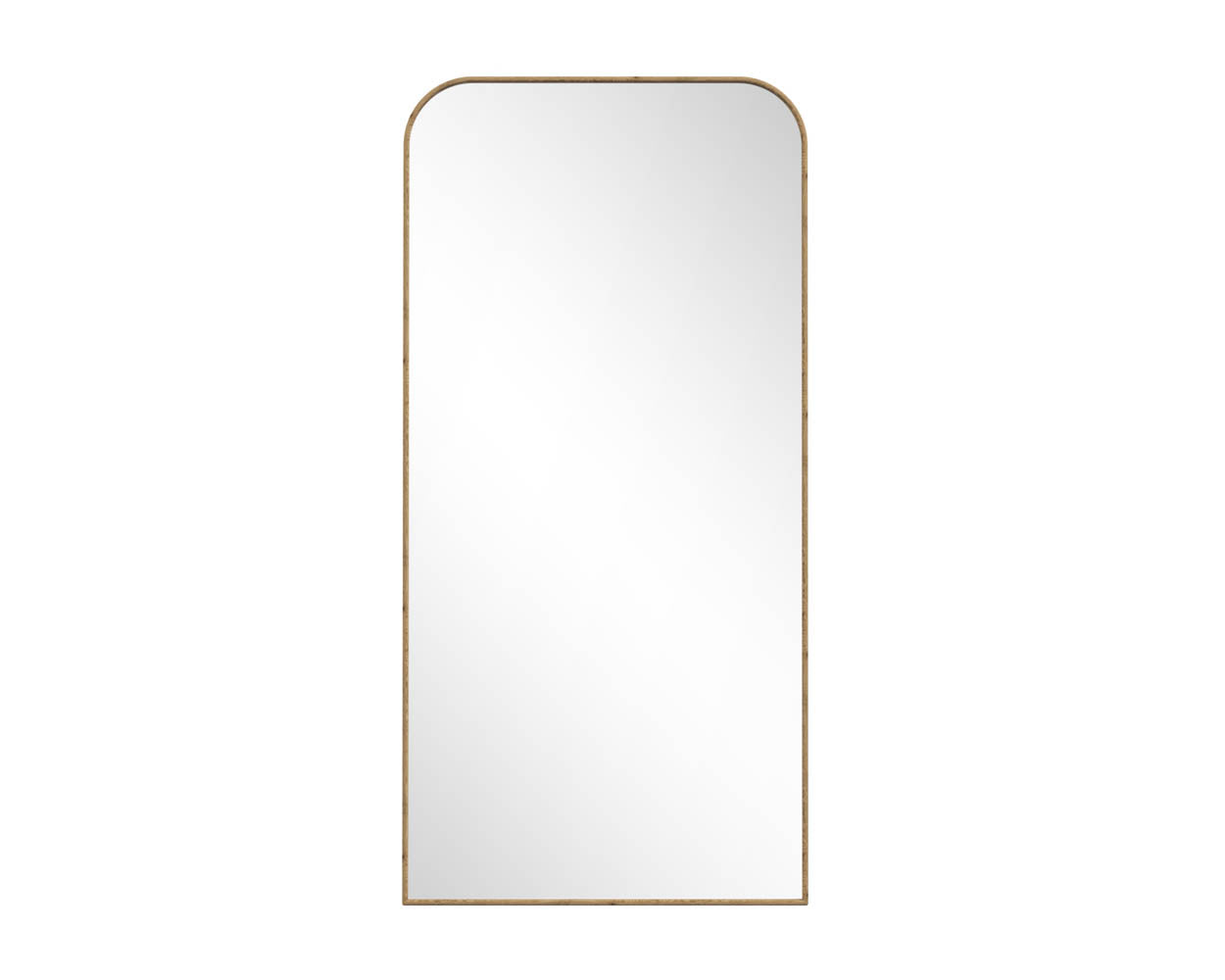 Sunpan Calabasas Floor Mirror In Rustic Oak