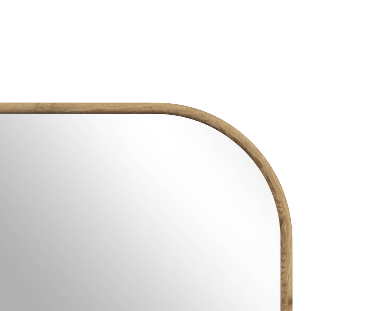 Sunpan Calabasas Floor Mirror In Rustic Oak