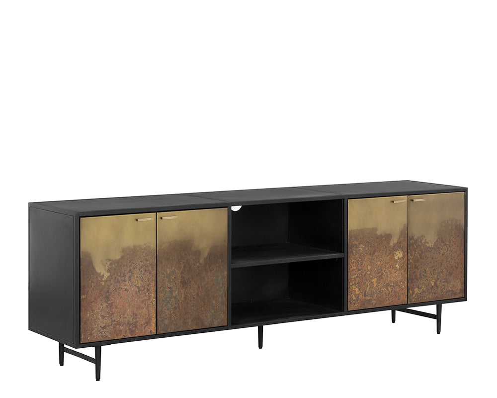Sunpan Auburn Media Console And Cabinet