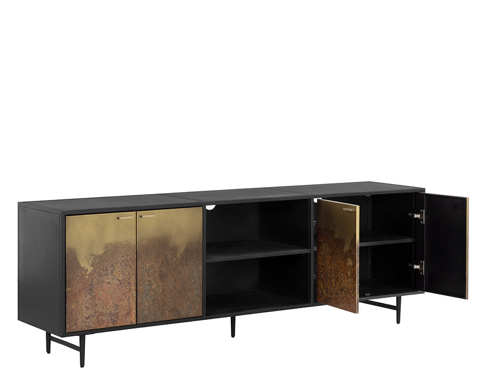 Sunpan Auburn Media Console And Cabinet