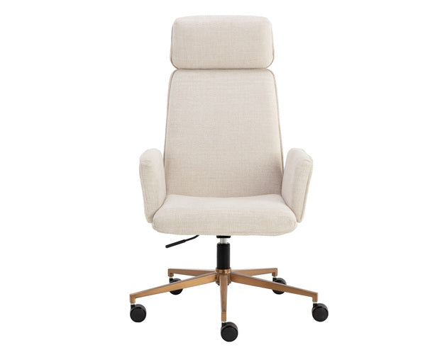 Sunpan Kalev Office Chair - Chacha Cream